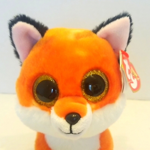 NWT Ty Beanie Boo Orange Meadow the Fox Plush Toy - Picture 4 of 10